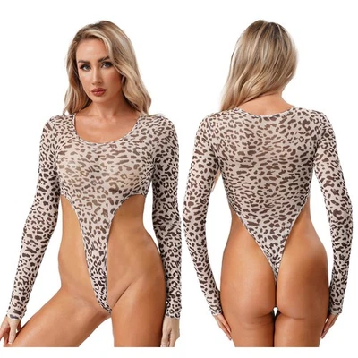 Женщин купальник пляж боди ночная одежда комбинезон трусиков круглый вырез бассейн сетки - Изображение 1 из 3