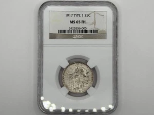 1917 Standing Liberty Quarter NGC MS-65 FH - Picture 1 of 4