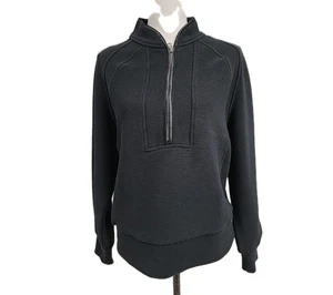 Sudadera Varley Cortina Media Cremallera Negra Para Mujer Talla Pequeña  - Imagen 1 de 11