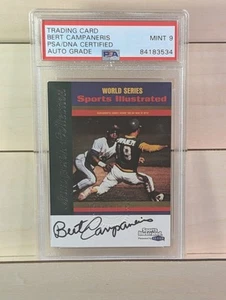 Bert Campaneris Autograph Collection 1999 Sports Illustrated PSA/DNA 9 Oakland A - Picture 1 of 2