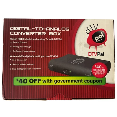 Convertidor digital a analógico DTV Pal caja convertidor de señal de TV negro envío gratuito Foto 1 de 4