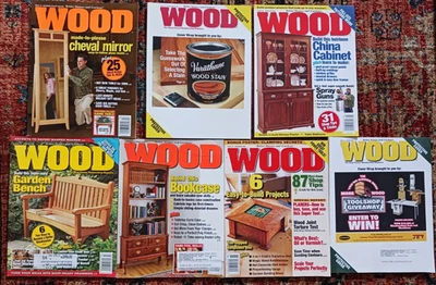 WOOD Magazine - Lot Of Seven (7) - 2006 Edition - Very Good Condition - DIY BH&G - Image 1 of 2
