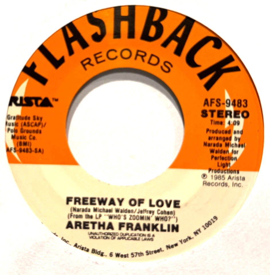 ARETHA FRANKLIN * 45 * Freeway Of Love / Jump * UNPLAYED MINT * VINYL Press * RI - Image 1 of 1