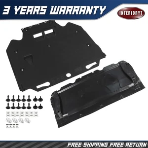Fit For 11-18 Audi A6 (4G/C7) A7 (4G) Radiator Support Cover+Splash Guards+Clips - Picture 1 of 14
