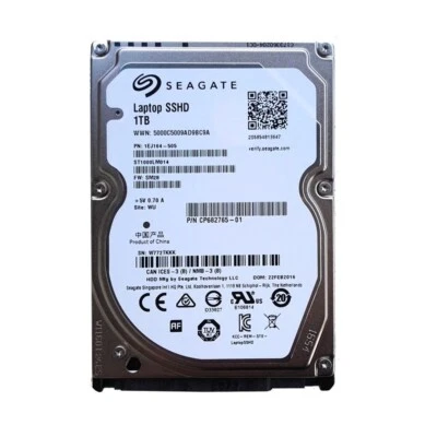 Seagate ST1000LM014 1TB 5400RPM 64MB SATA 2.5" Laptop SSHD Hybrid Hard Drive - Image 1 of 4