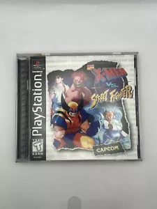X-Men vs. Street Fighter (PlayStation 1, PS1 1998) CIB Complete Tested MINT - Picture 1 of 6