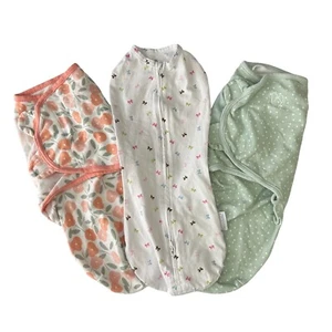 Lot of 3 - Swaddle Me Small Medium Newborn Zip Baby Swaddles Sleep Sack - Picture 1 of 16