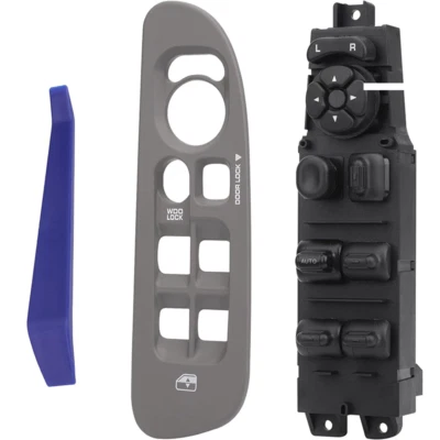 Window Switch Control +Taupe Bezel  2pcs for Dodge Ram Dakota Durango 68171680AA Foto 1 de 4