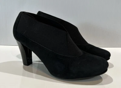 Naturalizer замши черный женщин комфорт туфли ботинок каблуки эластичной крови размер 9 - Изображение 1 из 4