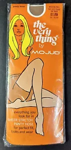 Vintage Mojud The Very Thing Nude Pantyhose Medium Tall Blush Lingerie Hose - Picture 1 of 2