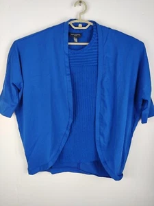 antthony studio womens jacket and top set royal blue size small free p&p - Picture 1 of 7