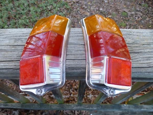 NEW 1965 1966 Fiat 500 Tail Light Lenses ONLY ARIC 44.112.536-S - Picture 1 of 10