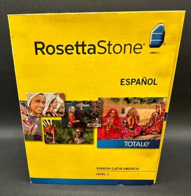Rosetta Stone Spanish Level 1 Language Learning Software (Almost Compete) in Box - Image 1 of 4