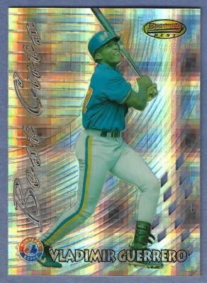 Bowman's Best Cuts 1997 refractor atómico #BC18 Vladimir Guerrero Expos Salón de la fama Foto 1 de 3
