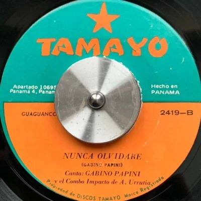PANAMA Latin Salsa Guaguanco COMBO IMPACTO EX Nunca Olvidare 7' 45rpm MEGA RARE! - Image 1 of 2