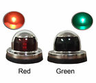 Pactrade Marine Boat Pontoon  A Pair of Red Green S.S. LED Navigation Bow Lights