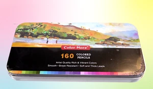 Color More - 160 Colored Pencils, Artist Pencils Set For Coloring Books New - Picture 1 of 5