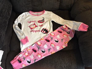 GUC Gymboree Expert Cat Napper Pajama Set Sz 6 - Picture 1 of 4
