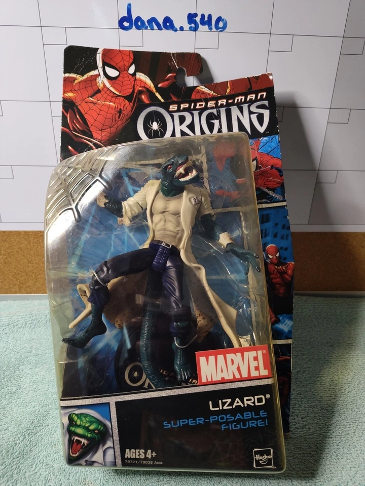Hasbro Marvel Spider-man Origins Lizard 6" Action Figure 2006