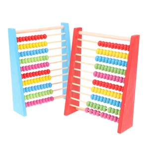 Wooden Abacus Child Math Educational Learning Toy Calculat Bead Counting Kid / - Zdjęcie 1 z 14