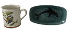 Mug & Trinket Dish Denby & Poole Pottery Birds Of Britain/Dolphin Free Postage