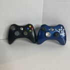 Lot Of 2 Microsoft Xbox 360 Wireless Controllers Untested No Battery Pack As Is