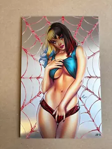 Hardlee Thinn #1 Chatzoudis Embossed METAL Virgin Artist Proof #5 - Picture 1 of 6