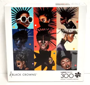 Buffalo Games Millenial Art of Play: Black Crowns Jigsaw Puzzle - 300pc - Picture 1 of 4