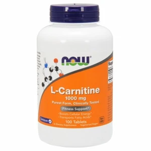 L-Carnitine 1000 mg 100 Tabs By Now Foods - Picture 1 of 1