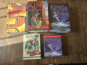 Stephen King lot (4 books, 1 audio CD) Dark Tower, Rose Madder, Blockade Billy + - Picture 1 of 4