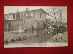 CPA 94 JOINVILLE le PONT - Bords de Marne - CRUE DE LA MARNE - Foto 1 di 2