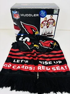 NFL Football Huddler Arizona Cardinals Fleece Blanket Sleeves 48x71 Bonus Scarf - Picture 1 of 8