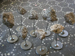 8x große Asteroiden für Attack Wing, X-Wing, Armada, Gothic, & andere Space Spiele - Bild 1 von 5