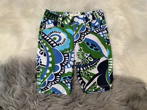 Gap Shorts Capri Boys Toddlers Size 4 Years Paisley Print Adjustable Waist - Picture 1 of 4