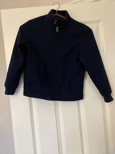 NEXT Boys Wool And Polyester Navy Winter Coat Age 8 - Picture 1 of 4