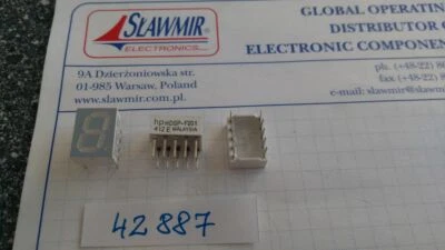 HP HDSPF201 10mm Hi-red CA 7segment display Lot-8pcs - Image 1 of 3