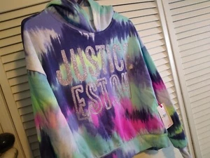 Justice Girls Multicolor Hoodie Size XL 16/18 - Picture 1 of 3