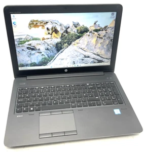 HP ZBook 15 G3 I7-6700HQ 2.60 GHZ 16 GB RAM 2*256GB NVME W11 Pro - Picture 1 of 9