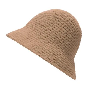 Women Winter Bucket Hat Fashion Knit Cloche Hat Solid Color Warm Crochet Cap ... - Picture 1 of 6