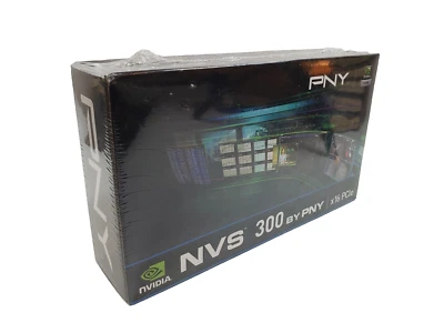 NEW PNY NVIDIA NVS 300 512MB PCIe x 16 Video Card (Sealed) - Image 1 of 2