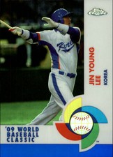 2009 Topps Chrome World Baseball Classic Blue Refractors #W35 Jin Young Lee /199