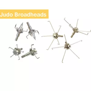 100 Grain Hunting Judo Broadheads 5 Paw Arrow Heads Archery Tips Points 6/12pcs - Picture 1 of 12