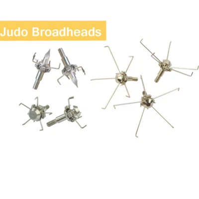 NIKA ARCHERY 100 Grain Hunting Judo Broadheads 5 Paw Arrow Heads Archery Tips Points 6/12pcs