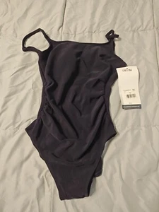 Christina The Collection Womens Sz 8 Navy Blue One Piece Swimsuit NEW NWT - Picture 1 of 6