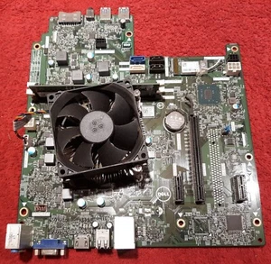 M37) Dell Inspiron #064W6 Motherboard, + CPU, CPU Fan, CPU Heatsink & 16GB RAM - Picture 1 of 3