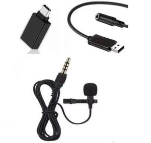 Lavalier Lapel Microphone | 3.5mm | USB-A | USB-C - Picture 1 of 7