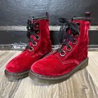 Dr. Martens 1460 Pascal Cherry Page Limited Red Velvet Women’s US 9