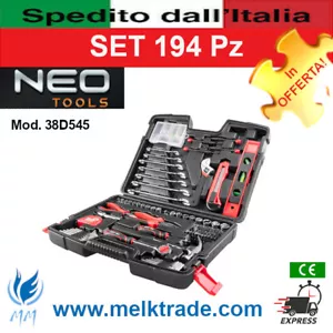 Set di Utensili 1/4", 3/8", 194 pezzi !!! Linea NEO TOOLS!!! - Bild 1 von 3