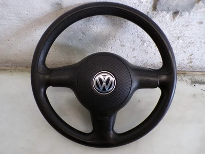 Lenkrad VW Lupo 6X Polo 6N2 3 Speichen Airbaglenkrad 6X0419091F  *F85250* - Bild 1 von 4