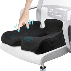 X Large Memory Seat Cushion for Office Chair Pressure Relief Sciatica & Tailb... - Picture 1 of 8